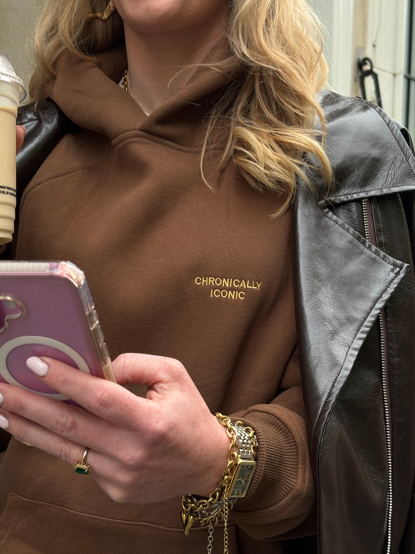 Chronically iconic hoodie.